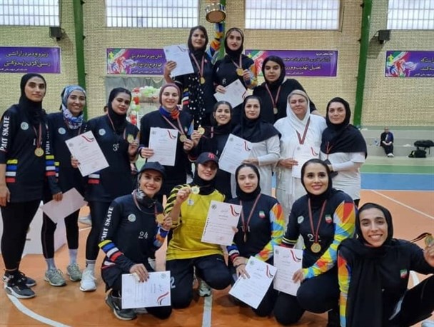 اسکیت رولبال بانوان انتخابی تیم ملی| خراسان جنوبی قهرمان شد