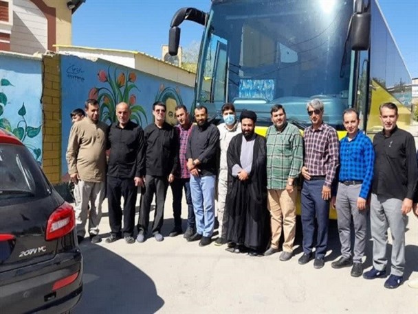 دومین گروه از خادمین موکب پذیرایی از زائرین حسینی به کربلا اعزام شدند
