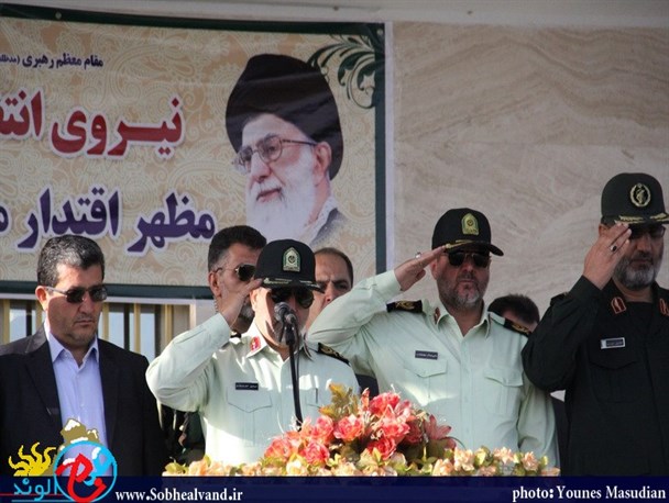 صبحگاه مشترک یگان های نمونه فرماندهی انتظامی استان همدان