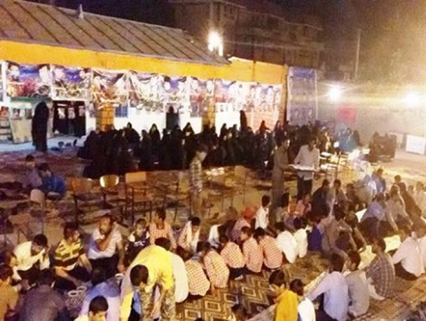 مراسم پر فیض زیارت عاشورا در دانشگاه پیام نور چرام + تصاویر