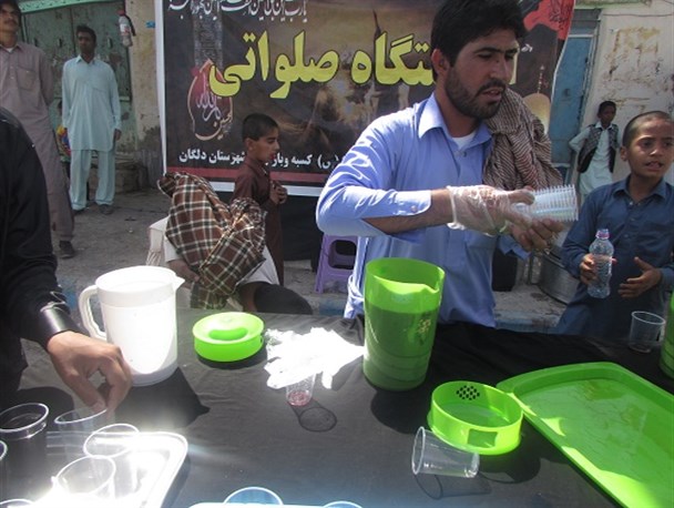 برپایی ایستگاه صلواتی در شهرستان دلگان+ تصاویر