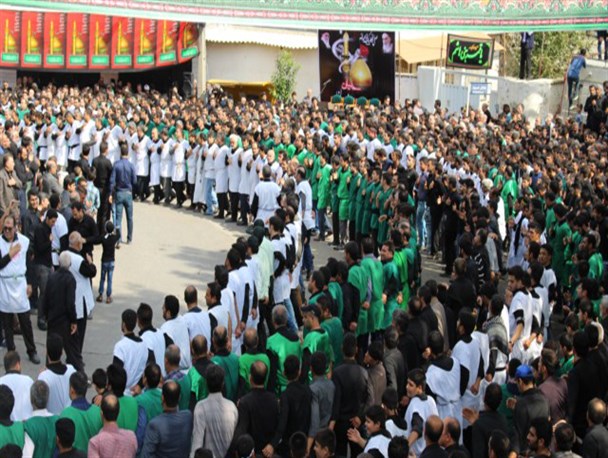 گزارش تصویری/ تجلی شور حسینی عزادارن گلستانی در روز عاشورا