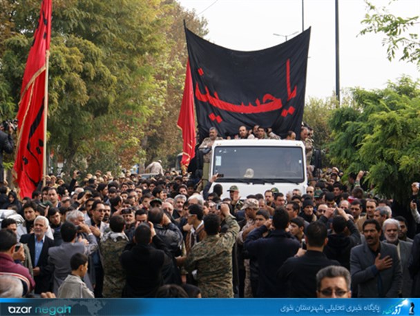 پرچم نورانی اباعبدالله الحسین(ع) وارد خوی شد