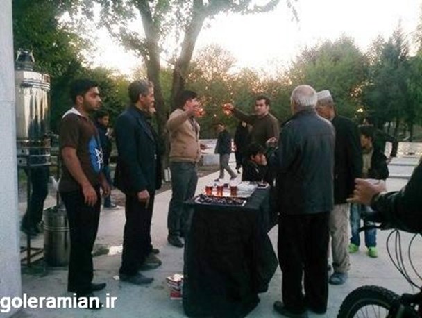 برپایی ایستگاه صلواتی در جوار امام زاده قاسم(ع)/تصاویر