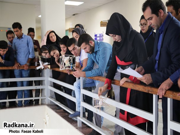 تصاویر/نخستین دوره مسابقه بزرگ دانشجویی نجات تخم مرغ در دانشگاه پیام نور گرگان