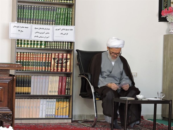 دیدار بسیجیان دانش آموز با امام جمعه شهرستان درگز