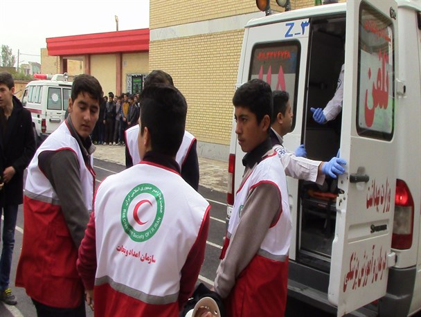 مانور پدافند غیرعامل در مدارس ملکان برگزار شد