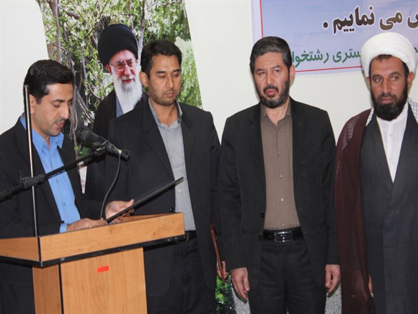 مراسم تودیع دادستان شهرستان رشتخوار برگزار شد