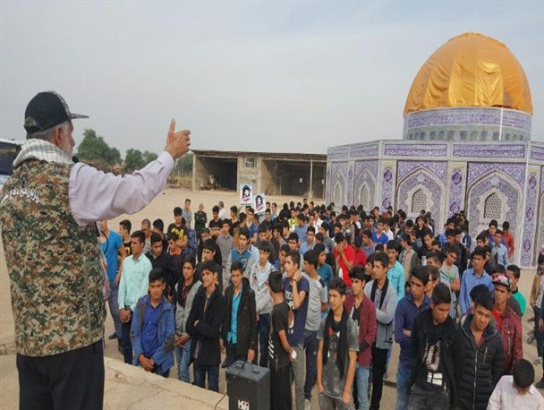 همراه با راهیان نور دانش آموزی رامیان در مناطق عملیاتی جنوب/ تصاویر