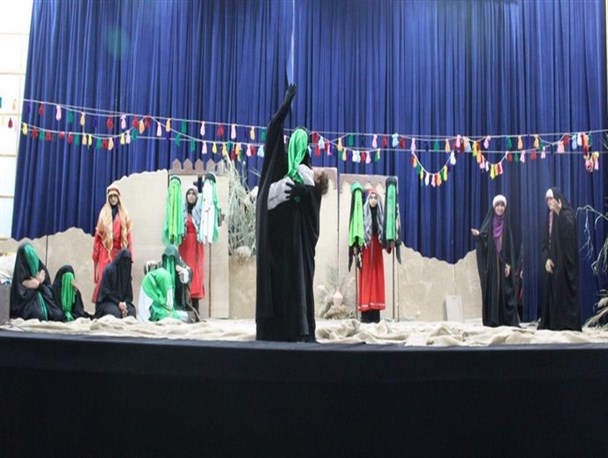 نوانمایش «سفیران کربلا» در شهرری اجرا شد+ تصاویر
