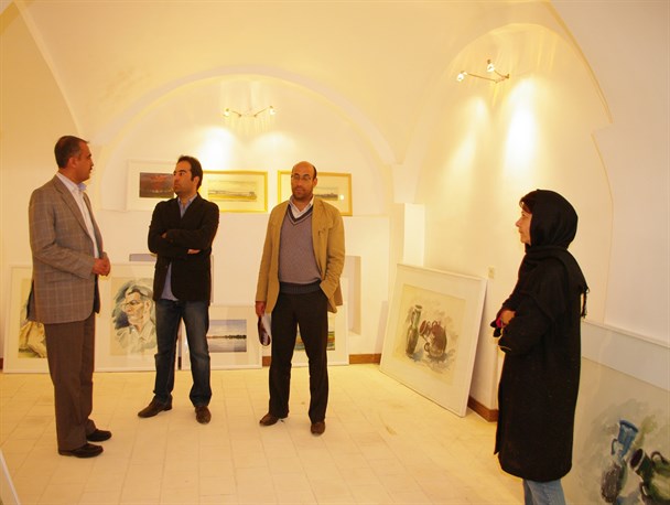 بازدید رئیس اداره ارشاد ازدو نگارخانه ودو آموزشگاه هنری دررفسنجان