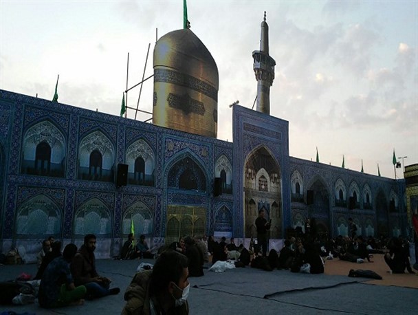 حال و هوای امام رضا(ع) در پیاده روی اربعین+عکس