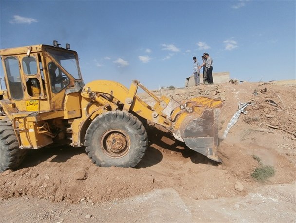 بیش از ۵۰۰۰ مترمربع از اراضی ملی اراک رفع تصرف شد