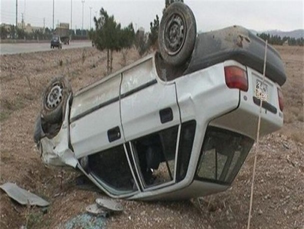 واژگونی پراید در آزادراه بروجرد – خرم آباد ۵ مصدوم بر جای گذاشت