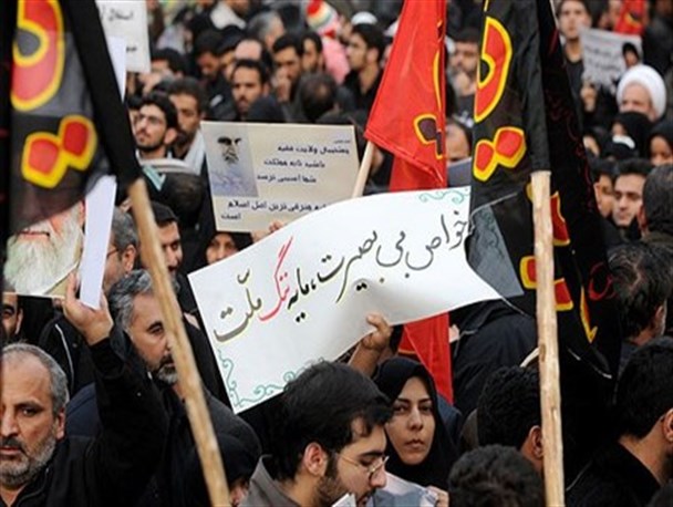 حضور مسئولان ستاد موسوی در راهپیمایی های بجنورد/ کشته سازی از مرد مرده