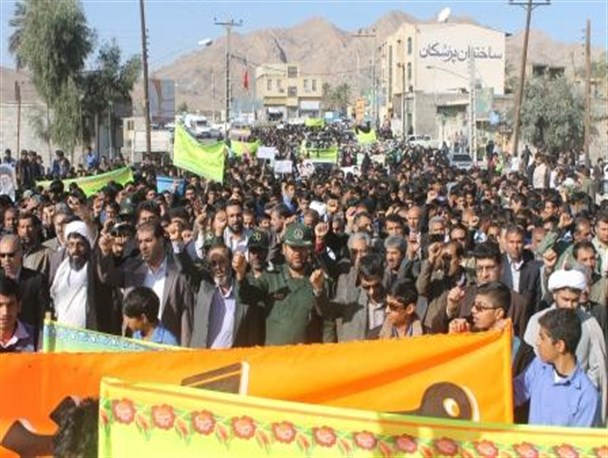 مراسم حماسه 9 دی شهرستان حاجی آباد