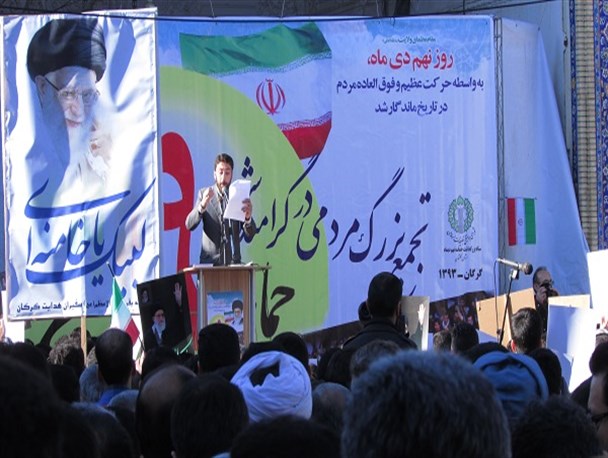فیلم/‌پنجمین‌حماسه بزرگ‌9‌دی‌در‌گرگان