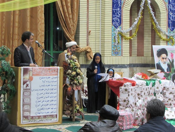 جشن میلاد پیامبر مهربانی در مسجد جامع روستای خیرآباد+تصاویر