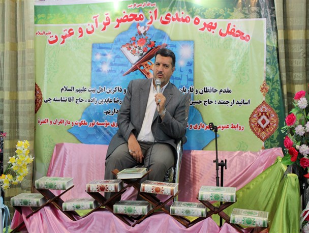 محفل انس با قرآن کریم در مسجد جامع سرخس