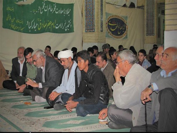 عکس: جشن ولادت پیامبر(ص) و امام جعفرصادق(ع) در زرین دشت