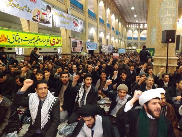 همایش خروشان ۹ دی در بناب برگزار شد+تصاویر