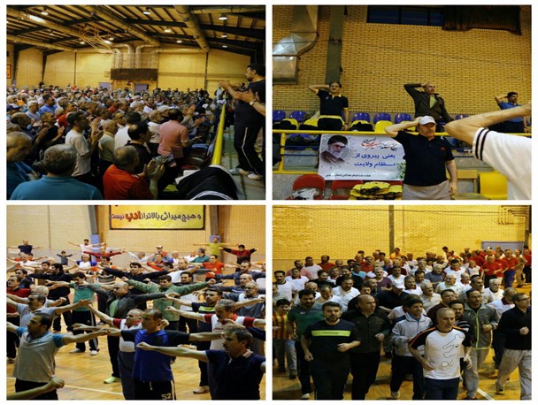 همایش بزرگ ورزش صبحگاهی به میزبانی دانشگاه علوم پزشکی همدان + تصاویر