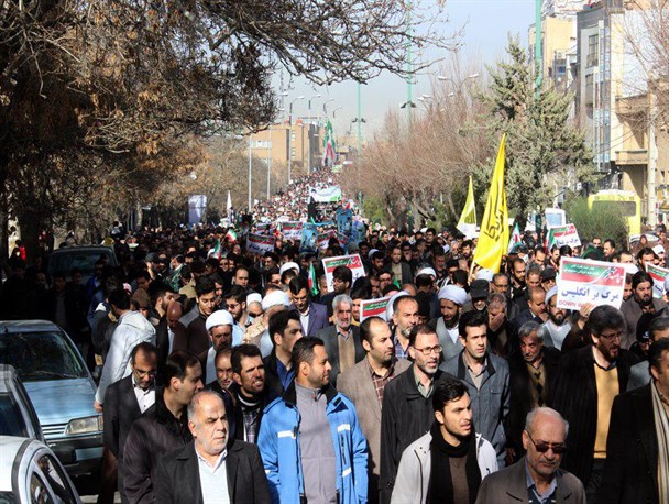 حماسه 9 دی یکبار دیگر در همدان تکرارشد