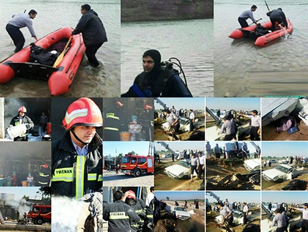 ۱۱  کشته و مصدوم حاصل ۸۸حادثه آذر دزفول +تصاویر