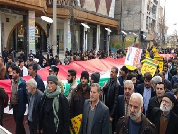 حماسه غرورآفرین 9 دی در سینه ستبر ایران اسلامی