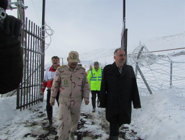بارش ۴۵ سانتی متر برف در حیران آستارا