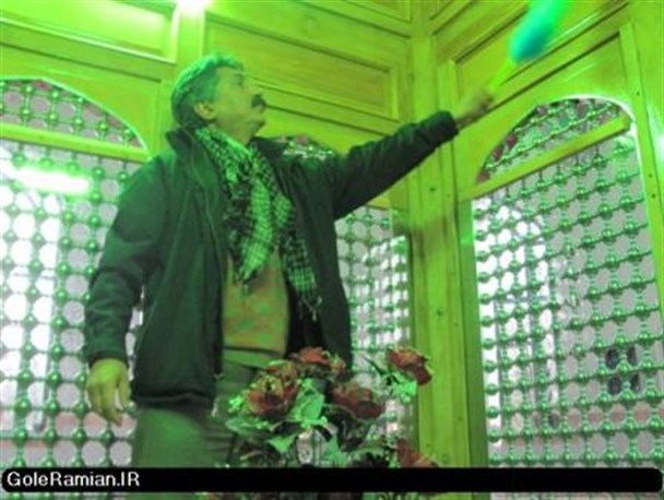 امام زاده قاسم(ع)دلند غبار روبی شد+تصاویر