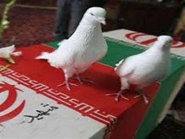 پیکر مطهر دو شهید گمنام در انابد تشییع و خاکسپاری می‌شود
