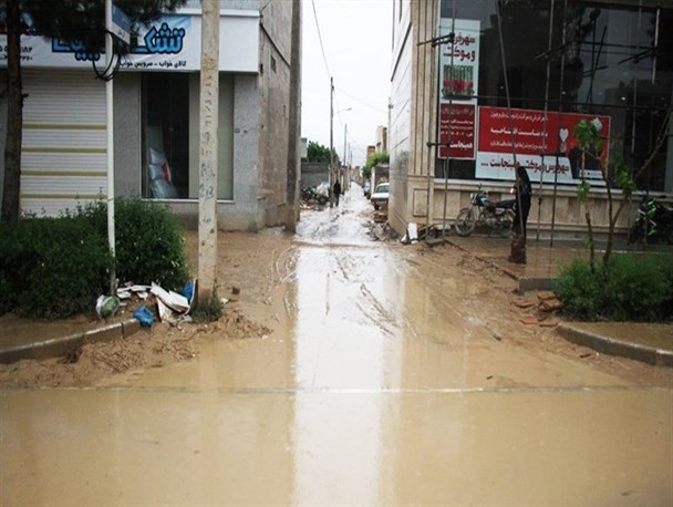 حاشیه شهر بجنورد را آب برد