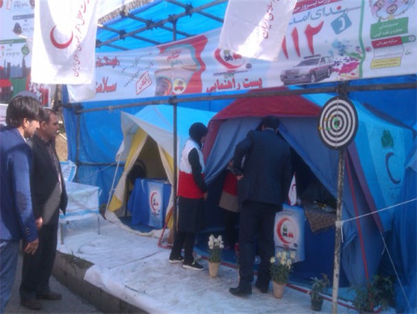 از پیوستن مسئولان به کمپین "نه به تصادفات جاده ای" تا امدادرسانی به خودورهای واژگون شده+تصاویر