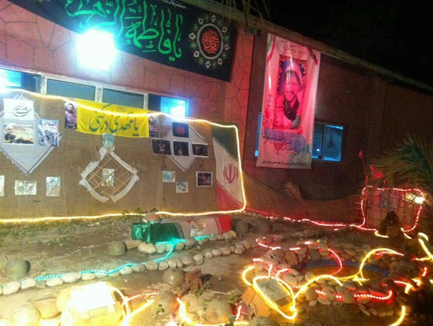 یادمان شهید سیدمیلاد مصطفوی در خرمشهر برپاشده است