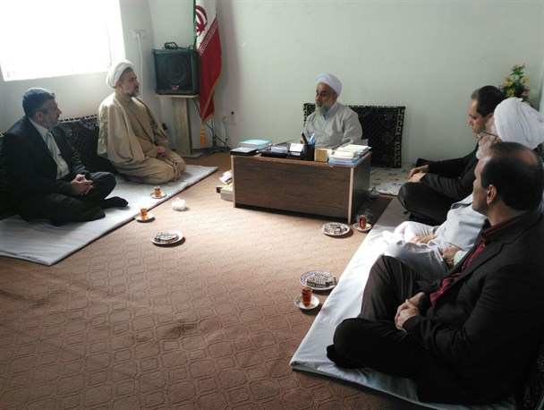 دیدار نوروزی مسئولین با امام جمعه املش+گزارش تصویری