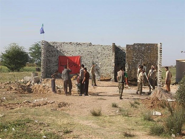 اردوی جهادی در روستای العوده حمیدیه