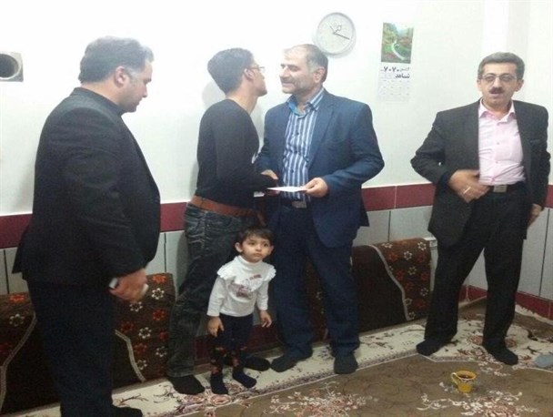 دیدار جمعی از مسئولان بندرگز با کاپیتان تیم ملی فوتسال معلولین ایران+تصاویر