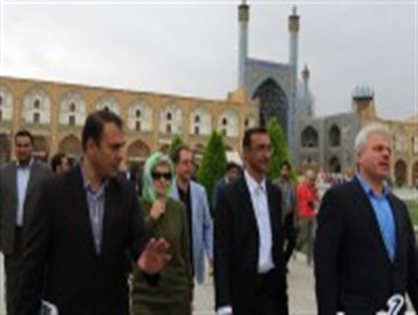 حضور مدیر کل یونسکو در اصفهان /گزارش تصویری۱