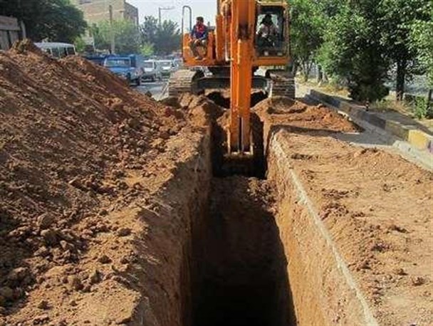 ساماندهی شبکه فاضلاب کوی رضوان شهر همدان