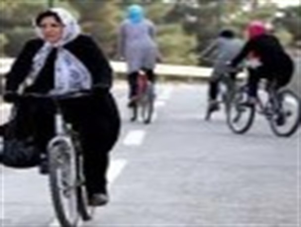 پیست دوچرخه‌سواری ویژه بانوان در اراک راه‌اندازی شد