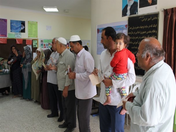 حضور پرشور آق قلایی ها در مرحله دوم انتخابات مجلس دهم + تصاویر
