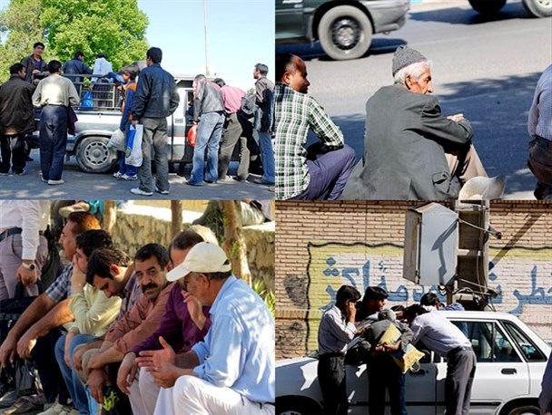 پای درد دل کارگران سرگذر بجنورد / درد بیکاری که آنان را شرمنده زن و فرزند کرده است