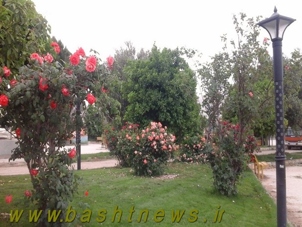 بازسازی و زیباسازی تنها شهربازی باشت+تصاویر