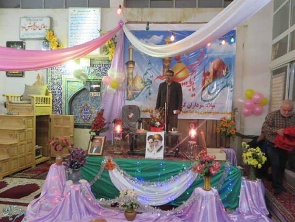 جشن میلاد سرداران کربلا در حسینیه قدیم تیران/ تصاویر