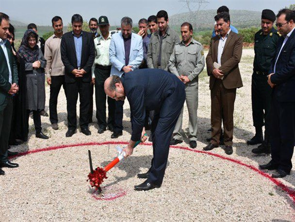 کلنگ زنی کارخانه بازیافت زباله و کود آلی اسلام آبادغرب