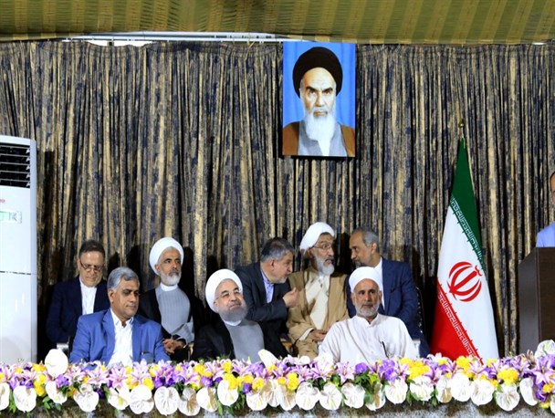 حضور روحانی در بندرعباس+ تصاویر