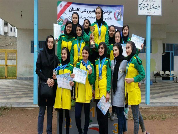 تیم دو میدانی دختران گنبدکاووس قهرمان دومین المپیاد ورزشی گلستان شد