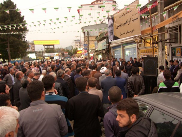 ستاد رئیسی در ماسال افتتاح شد + تصاویر