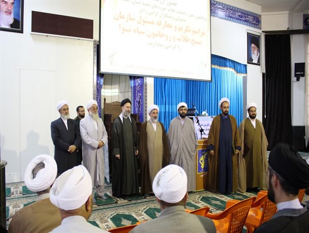تکریم و معارفه مسئول سازمان بسیج طلاب گلستان / حجت الاسلام رجنی مسئول جدید سازمان بسیج طلاب